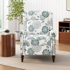Fauteuil inclinable rembourré à oreilles