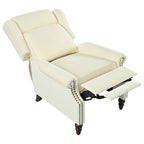 Fauteuil inclinable rembourré à oreilles