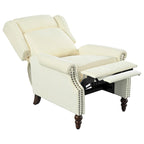 Fauteuil inclinable rembourré à oreilles