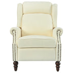 Fauteuil inclinable rembourré à oreilles