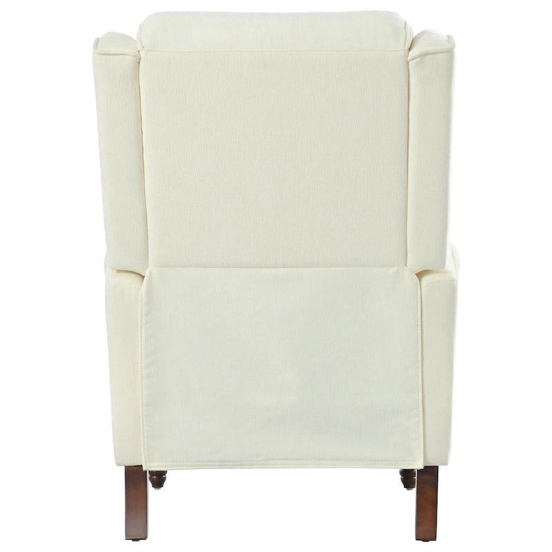 Fauteuil inclinable rembourré à oreilles