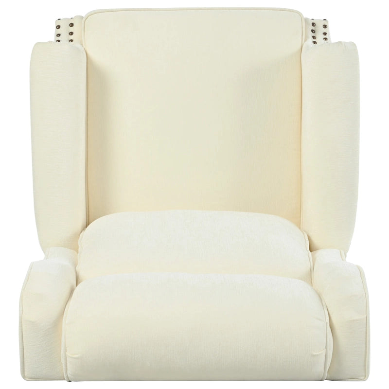 Fauteuil inclinable rembourré à oreilles