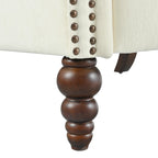 Fauteuil inclinable rembourré à oreilles