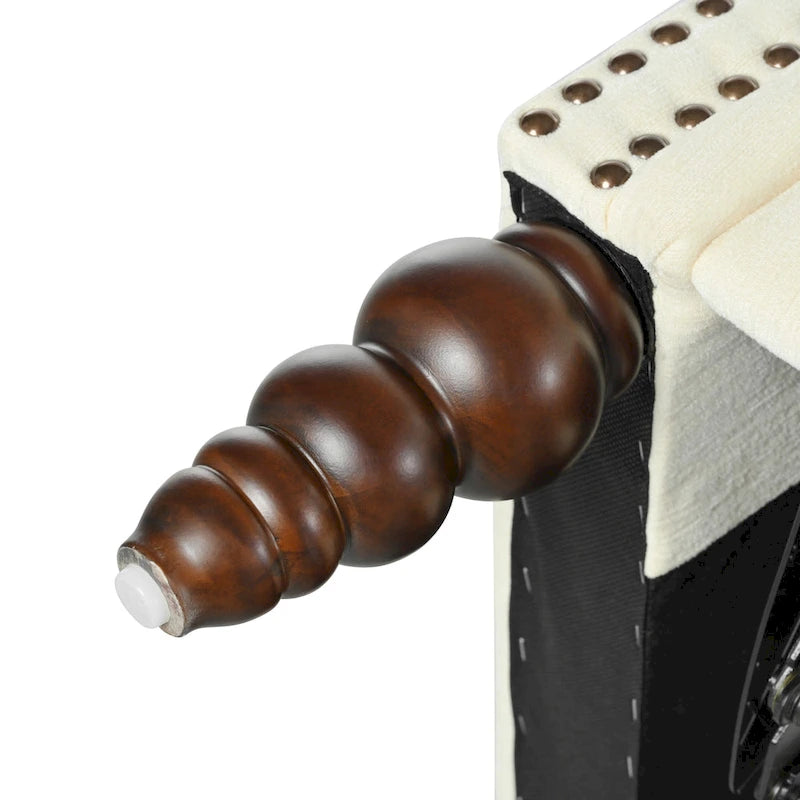 Fauteuil inclinable rembourré à oreilles