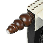 Fauteuil inclinable rembourré à oreilles