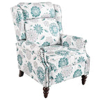 Fauteuil inclinable rembourré à oreilles