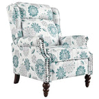 Fauteuil inclinable rembourré à oreilles