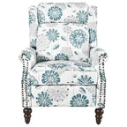 Fauteuil inclinable rembourré à oreilles