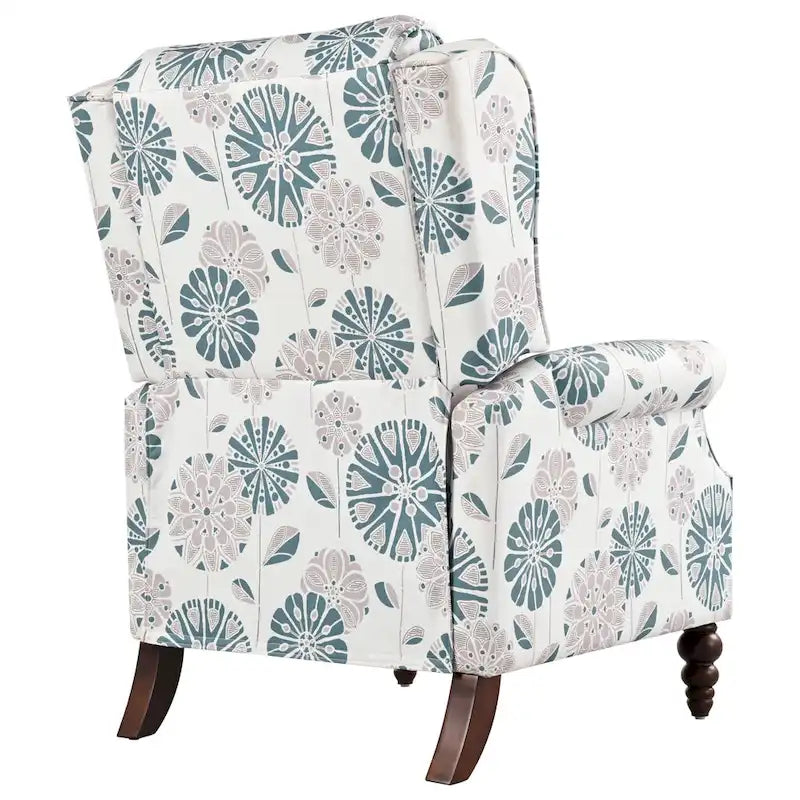 Fauteuil inclinable rembourré à oreilles