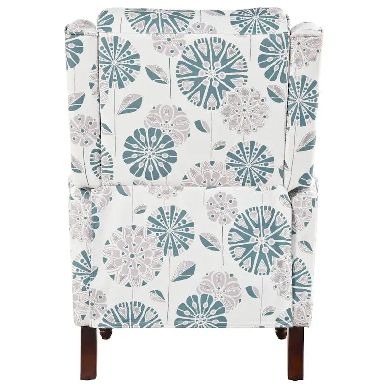 Fauteuil inclinable rembourré à oreilles