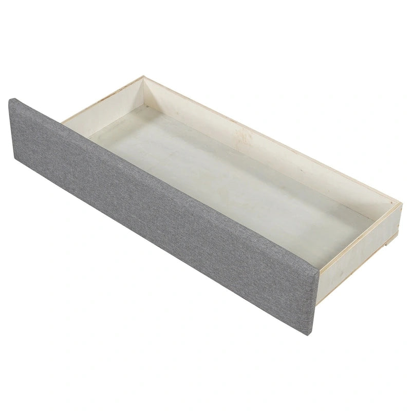Lit de jour simple XL convertible en lit double avec tiroirs