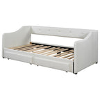 Lit de jour simple XL convertible en lit double avec tiroirs
