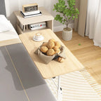 Bureau debout mobile à roulettes, petit bureau debout réglable en hauteur, bureaux roulants portables de 80 cm