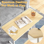 Bureau debout mobile à roulettes, petit bureau debout réglable en hauteur, bureaux roulants portables de 80 cm