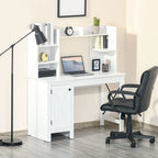 Bureau d'ordinateur de style ferme avec huche et armoire de rangement