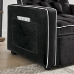 Fauteuil-lit pliant avec dossier réglable - 33.85 x 35.43 x 31.10