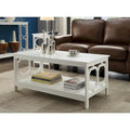 Table basse avec étagère