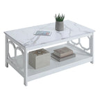 Table basse avec étagère