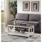 Table basse avec étagère