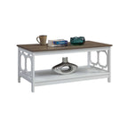 Table basse avec étagère