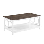 Table basse avec étagère