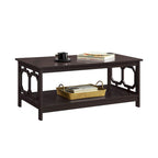 Table basse avec étagère