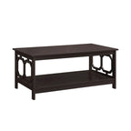 Table basse avec étagère