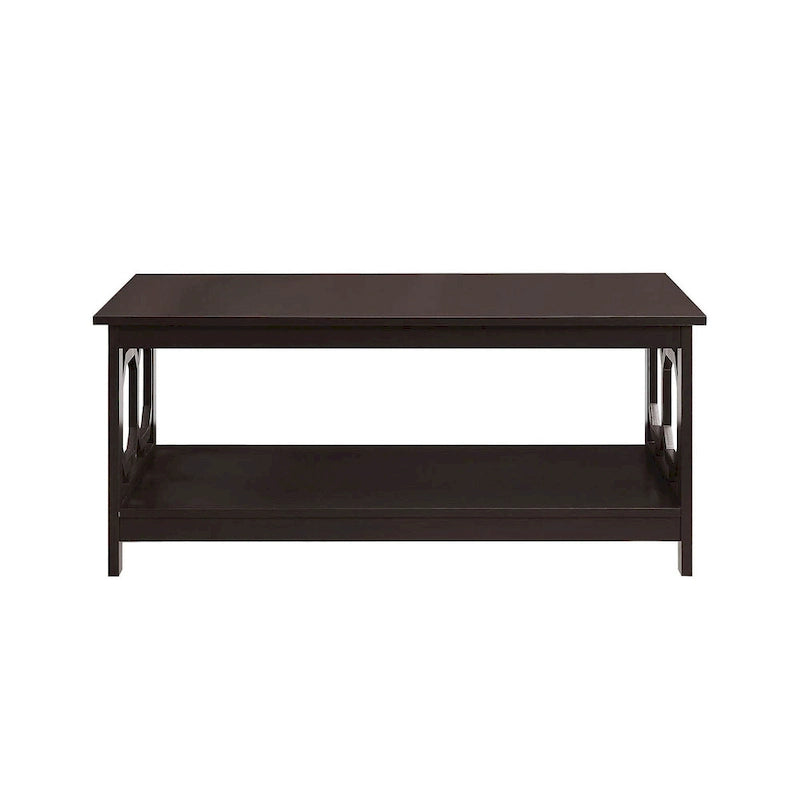 Table basse avec étagère