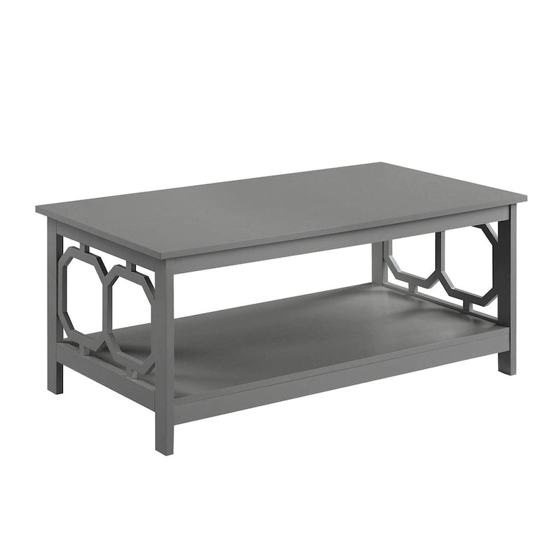 Table basse avec étagère