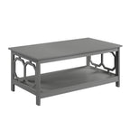 Table basse avec étagère