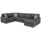 Canapé d'angle avec méridienne