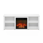 Meuble TV de 152 cm avec cheminée