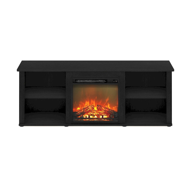 Meuble TV de 152 cm avec cheminée