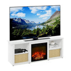 Meuble TV de 152 cm avec cheminée