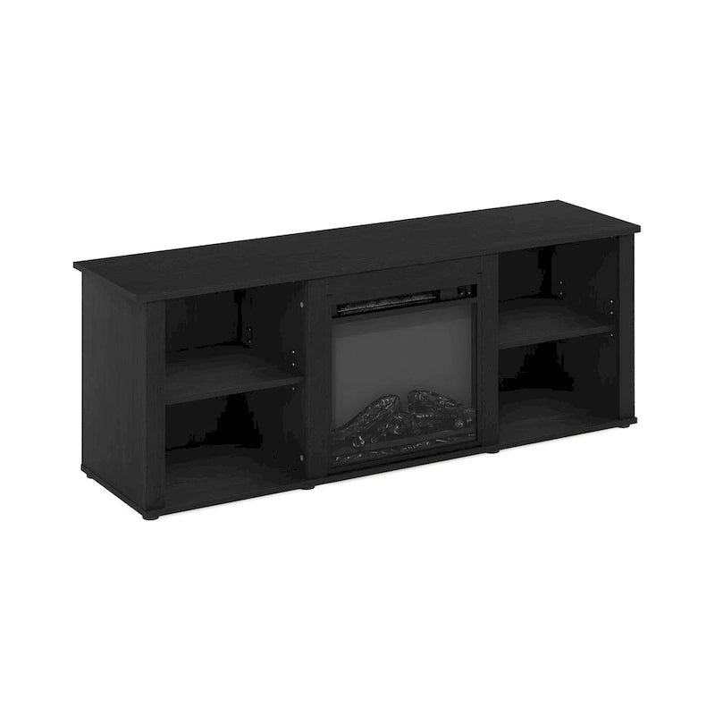 Meuble TV de 152 cm avec cheminée