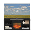 Meuble TV de 152 cm avec cheminée