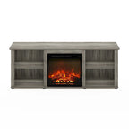 Meuble TV de 152 cm avec cheminée