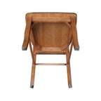 Chaises de salle à manger à dossier échelle en bois massif