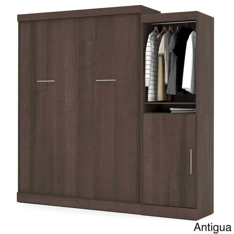 Lit escamotable Queen avec organisateur de penderie (90 po de large)