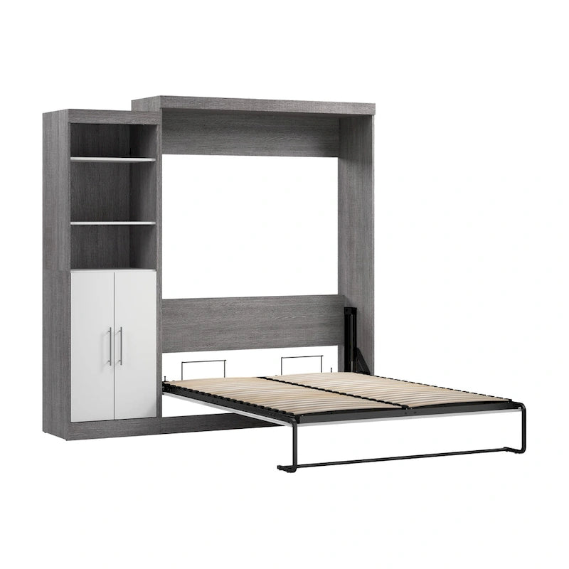 Lit escamotable Queen avec organisateur de penderie (90 po de large)