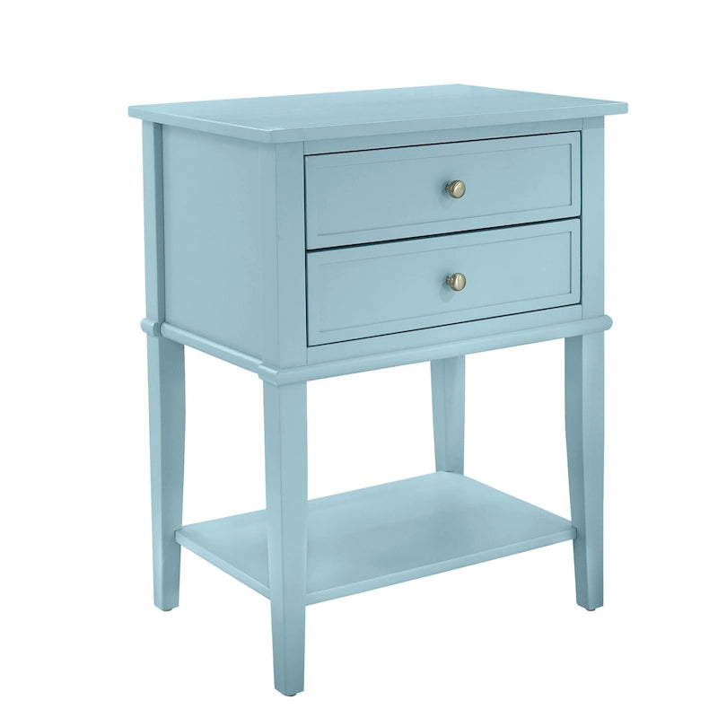 Table d'appoint avec 2 tiroirs