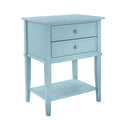 Table d'appoint avec 2 tiroirs