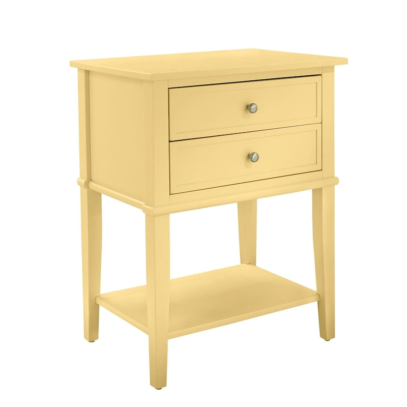 Table d'appoint avec 2 tiroirs