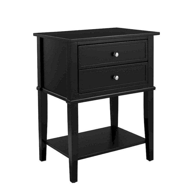 Table d'appoint avec 2 tiroirs