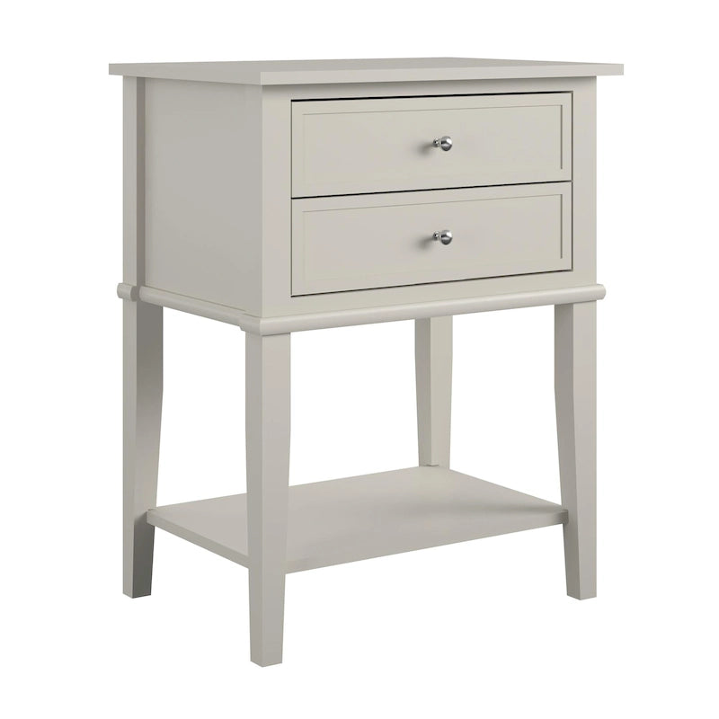 Table d'appoint avec 2 tiroirs