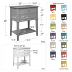 Table d'appoint avec 2 tiroirs