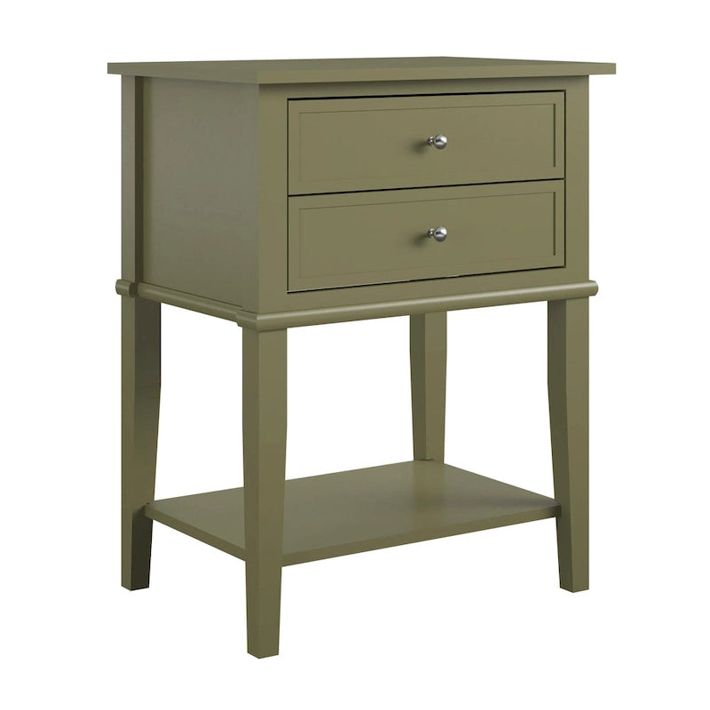 Table d'appoint avec 2 tiroirs