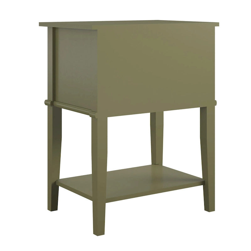 Table d'appoint avec 2 tiroirs