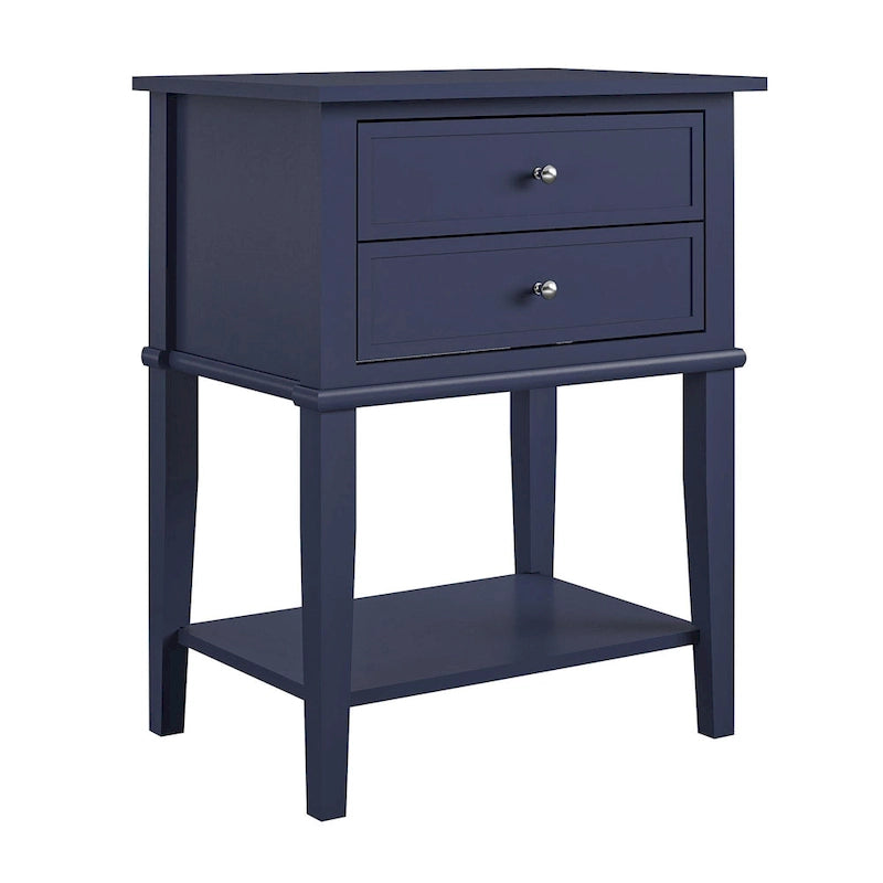Table d'appoint avec 2 tiroirs