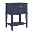 Table d'appoint avec 2 tiroirs